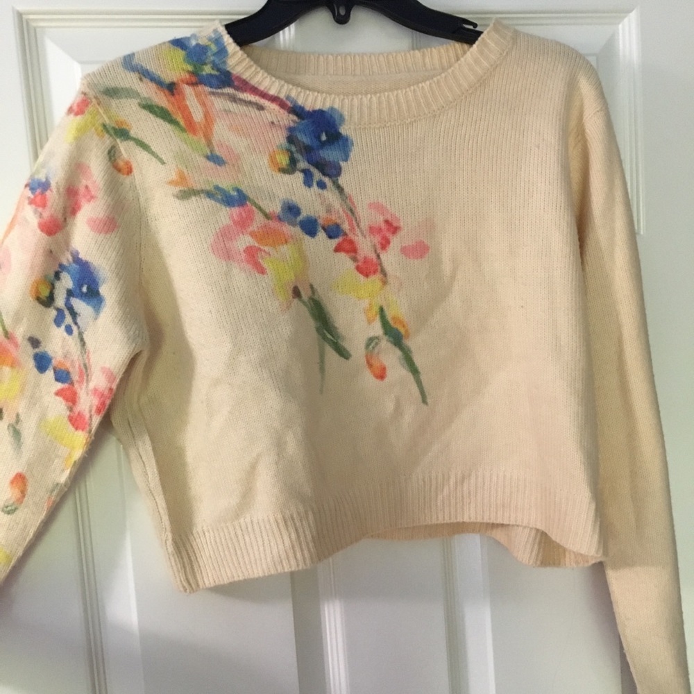 Cropped sweater - Picture 2 of 2